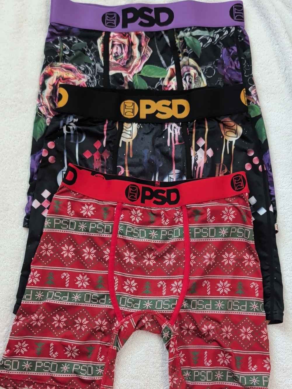 PSD Boxer Briefs Lot of 3 Men'Small Size Small